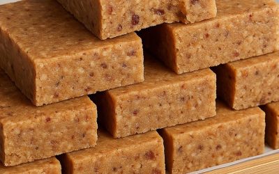 Diese hausgemachte *Paçoca* aus Erdnüssen und Kondensmilch ist das perfekte Dessert für Liebhaber traditioneller Süßigkeiten.
