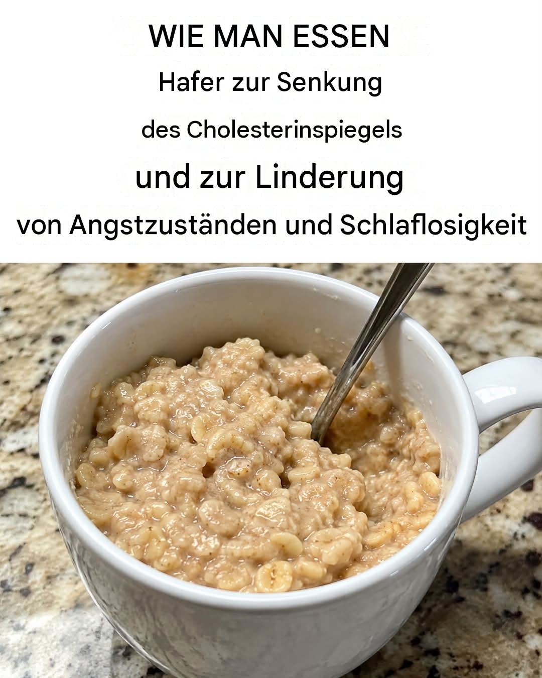 Nervosität, Cholesterin, Angstzustände, Müdigkeit? Die Lösung sind Haferflocken.