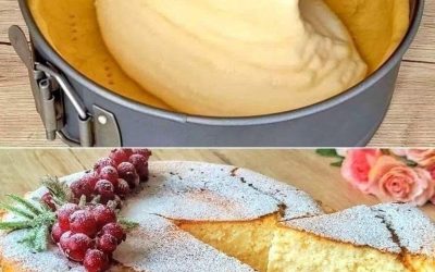 Sahnetorte mit Mürbeteigboden