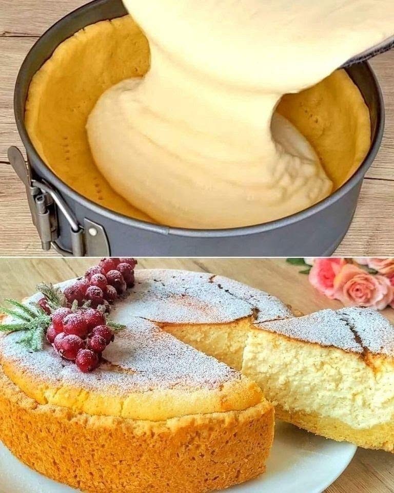 Sahnetorte mit Mürbeteigboden