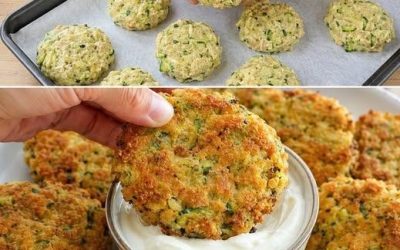 In Null komma nichts fertig, einfache Zucchini-Bratlinge