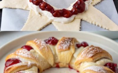 So lecker, dass kein Krümel übrig bleibt! Diesen Kirsch-Frischkäse-Kranz wirst du immer wieder backen wollen.