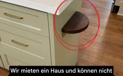 Das kleine Regal auf der Kücheninsel – Warum es da ist