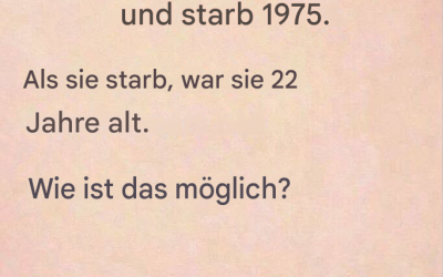 Ein Rätsel, das Ihr Gehirn auf die Probe stellt