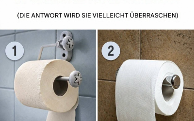 Wie hängt man Toilettenpapier richtig auf? Die Familiendebatte – ein Patent von 1891 klärt die Frage