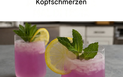 Lavendellimonade gegen Angstzustände und Kopfschmerzen