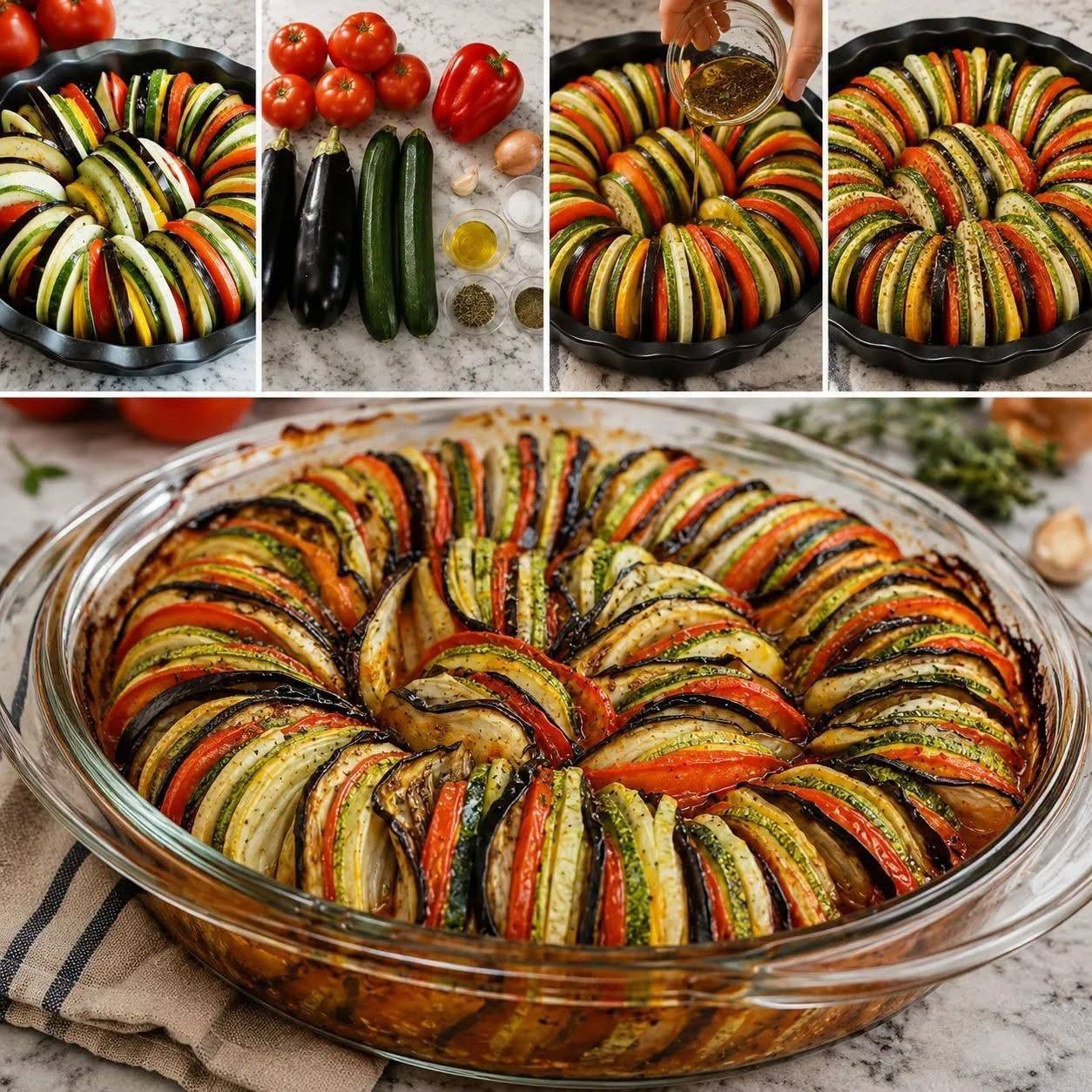 Gemüse-Tian – Einfaches und farbenfrohes provenzalisches Rezept