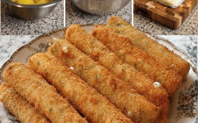 Knusprige Kartoffelkroketten mit Käse