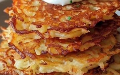 Omas Kartoffelpuffer backe ich 2x die Woche, superschnell zubereitet!