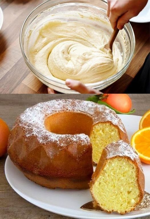 Zergeht auf der Zunge, Orangenkuchen der die Welt verrückt macht!