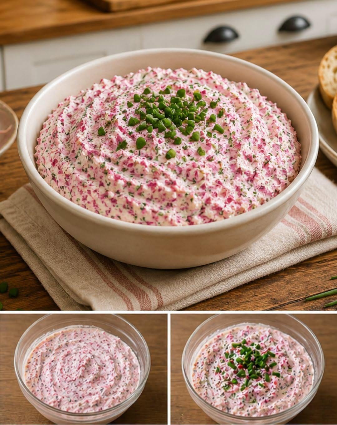 Radieschen-Schnittlauch-Aufstrich: Ein frischer und köstlicher Appetithappen in nur 10 Minuten