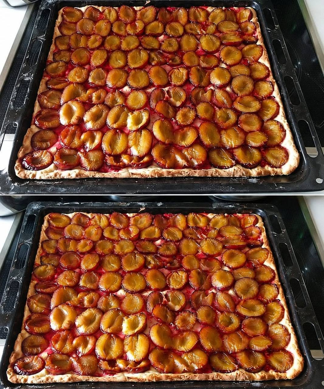 Zwetschgenkuchen vom Blech in 10 Minuten im Ofen