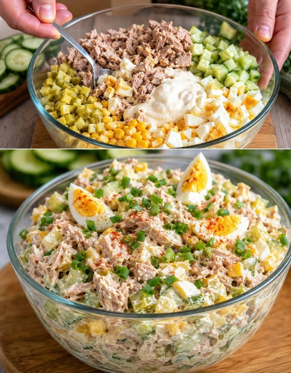 Das bereite ich 2x die Woche, Thunfischsalat mit Joghurt