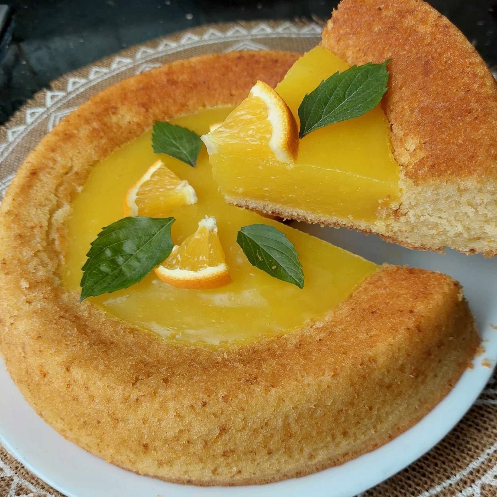 Weicher Orangenkuchen