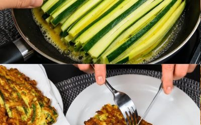 Fur mich besser als Fleisch, Panierte Zucchini in 10 Minuten