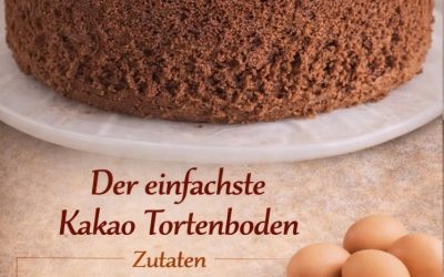 Der einfachste Kakao Tortenboden