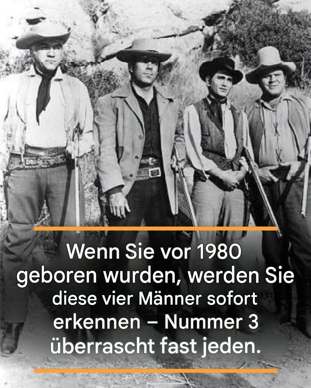 Wenn Sie vor 1980 geboren wurden, werden Sie diese vier Männer sofort erkennen – Nummer 3 überrascht fast jeden.