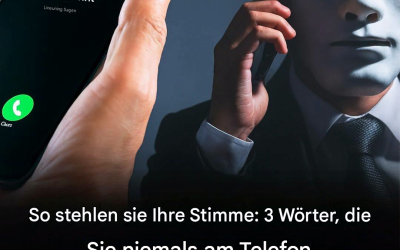 Dieses einfache Wort könnte Betrügern ermöglichen, Ihre Stimme mithilfe von KI zu klonen.