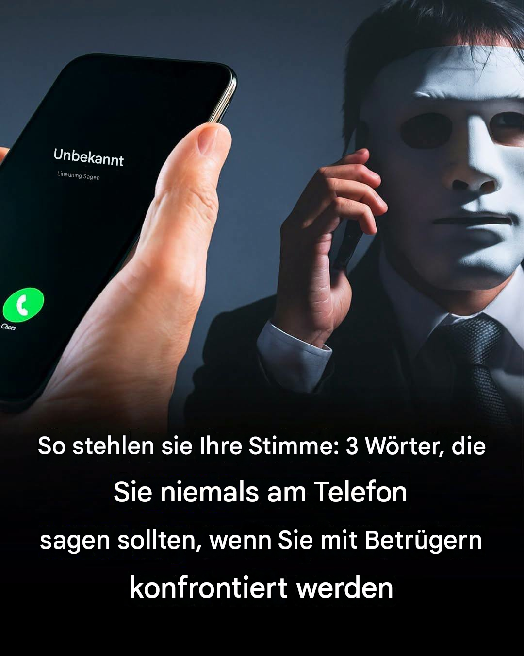 Dieses einfache Wort könnte Betrügern ermöglichen, Ihre Stimme mithilfe von KI zu klonen.