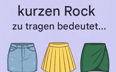 Einen Minirock mit 50 tragen: Was diese Wahl wirklich über dich aussagt