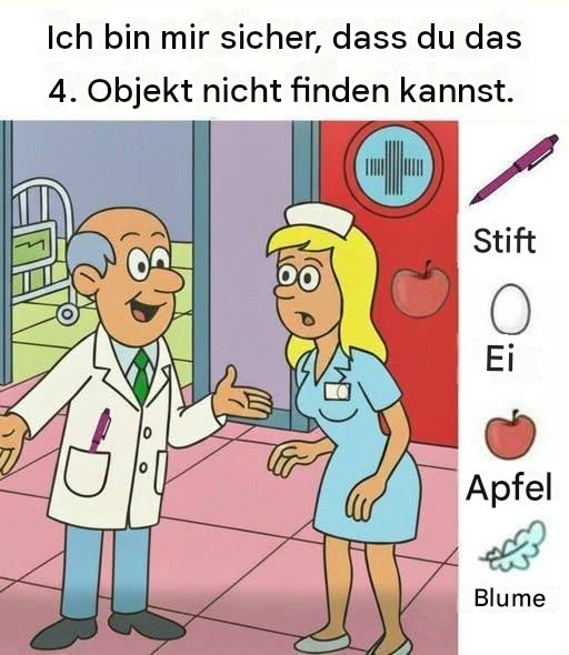 Nur ein wahrer Detektiv kann alle 4 Objekte entdecken. Gehörst du dazu?